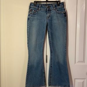 Silver Matrix Jeans